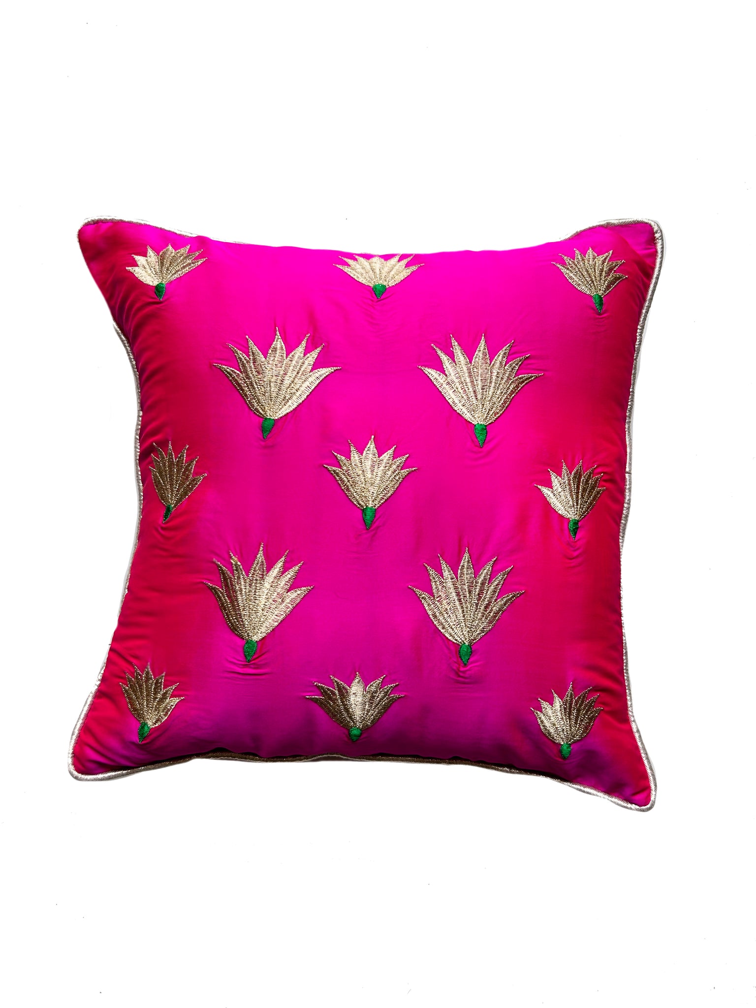 Pink Lotus Cushion Cover