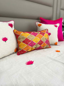 Lotus Cotton Linen Bedcover