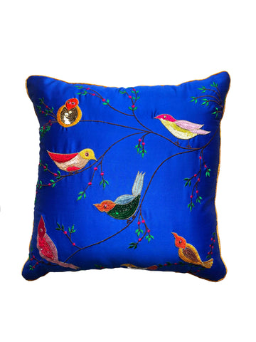 Blue Bird Cushion Cover