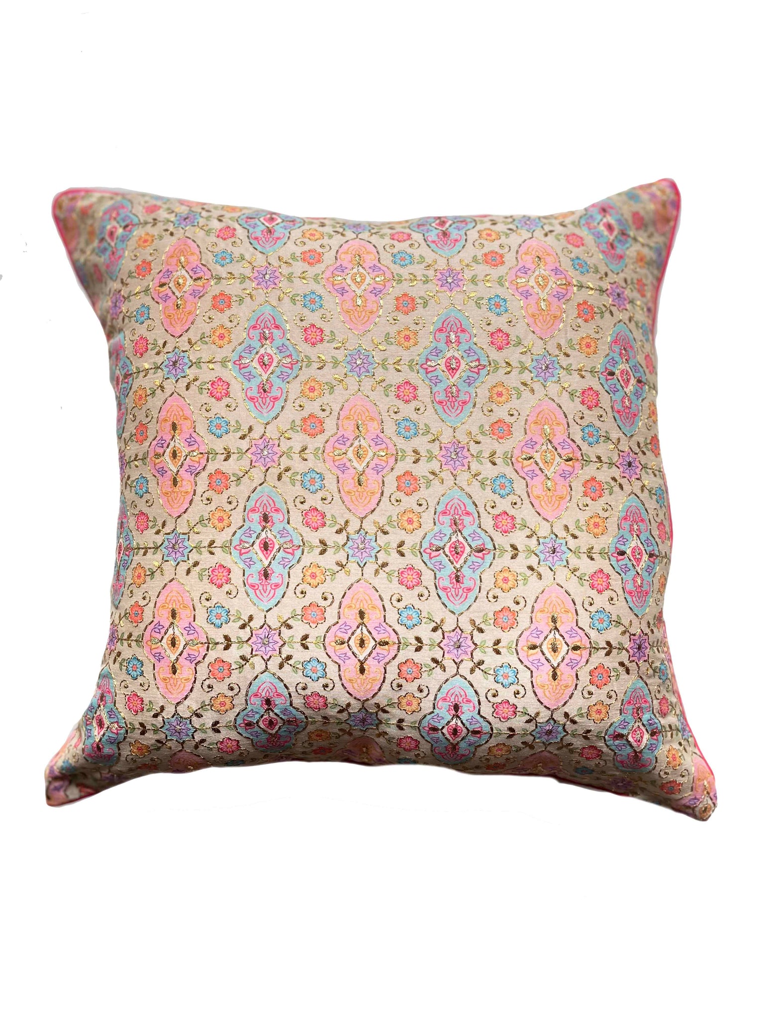 New Meenakari Cushion Cover