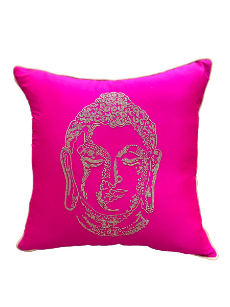Pink Buddha Cushion Cover