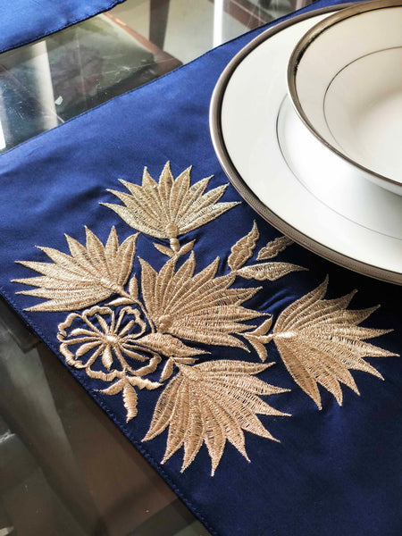 Prussian Blue Table Mats