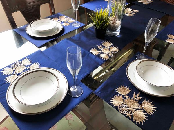 Prussian Blue Table Mats